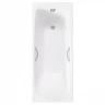 Чугунная ванна Delice Fusion 170х70 DLR230647R-AS цвет Белый с отверстиями под ручки с антискользящим покрытием