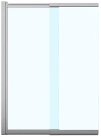 Шторка на ванну Azario Merrit 80 AZ-NF6122 800 профиль Серебро стекло прозрачное