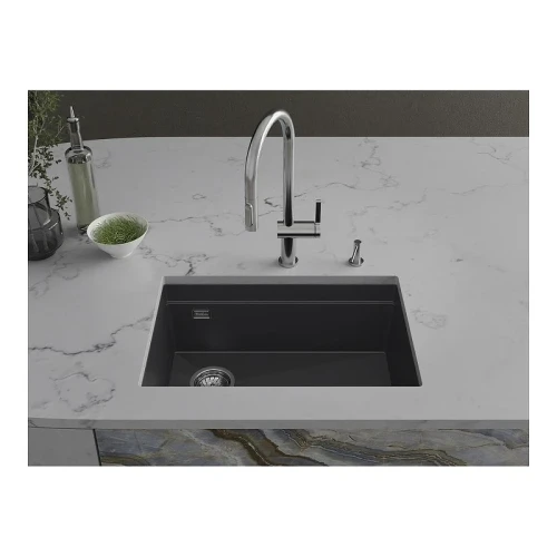Кухонная мойка Rivelato Lino 65 LN-654-L antracite цвет Антрацит