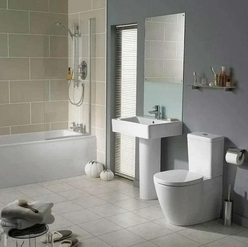 Унитаз компакт Ideal Standard Connect E803701 без бачка и сиденья фарфор напольный