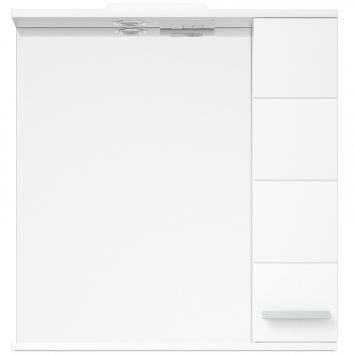 Зеркало со шкафом Corozo Денвер 60 SD-00000533 Белое МДФ / ЛДСП, стекло