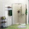 Душевой уголок WasserKRAFT Main 90х90 41S01 профиль Хром стекло прозрачное