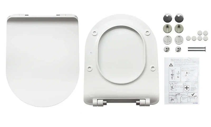 Унитаз компакт Sanita Luxe Next WC.CC/Next/2-SlimDM/WHT.G/S1 цвет Белый с бачком и сиденьем Микролифт