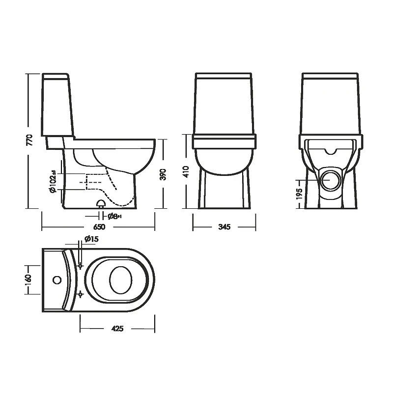 Унитаз компакт Sanita Luxe Next WC.CC/Next/2-SlimDM/WHT.G/S1 цвет Белый с бачком и сиденьем Микролифт