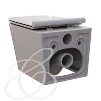 Унитаз Caprigo Style S-1203 подвесной с сиденьем Микролифт фарфор подвесной