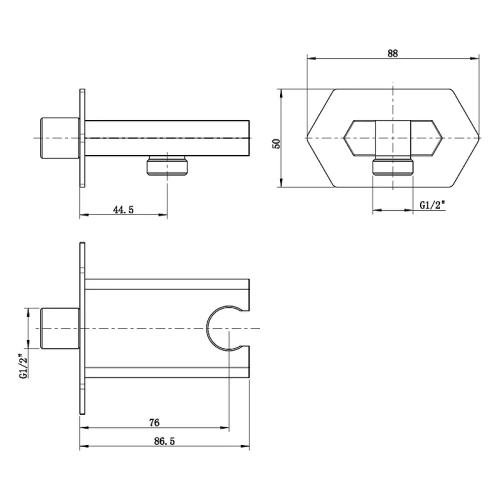 Шланговое подключение Lemark LM3985C Хром