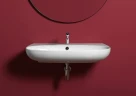 Раковина Simas Vignoni 100 VI12bi*1 Белая фаянс подвесная, накладная