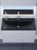 Раковина Uperwood Foster Quartz 90 291030042 цвет Уголь