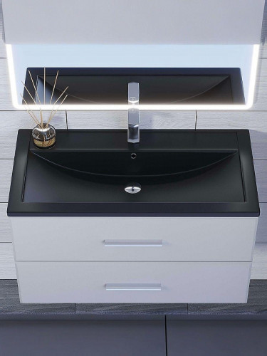 Раковина Uperwood Foster Quartz 90 291030042 цвет Уголь