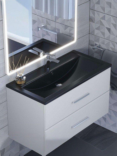 Раковина Uperwood Foster Quartz 90 291030042 цвет Уголь