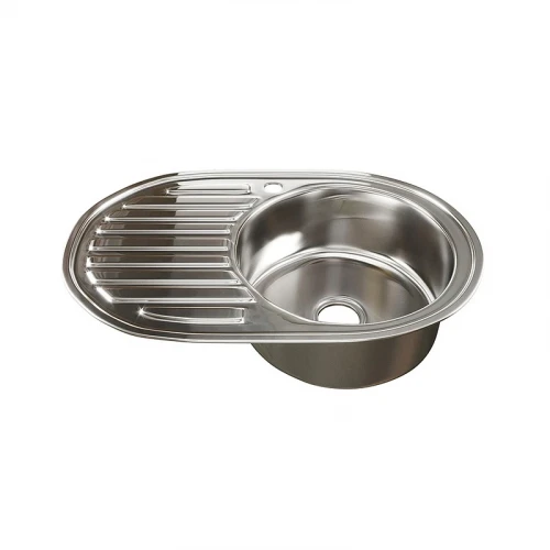 Кухонная мойка Mixline 77 R 528189 цвет Хром