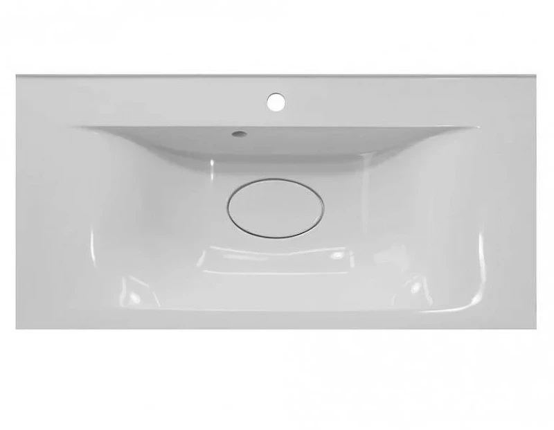 Раковина Эстет Бали 90 ФР-00001472 Белая искусственный камень (литьевой мрамор) полувстраиваемая