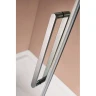 Душевая дверь в нишу Cezares Stylus-M BF-1 130 профиль Хром стекло прозрачное
