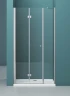Душевая дверь BelBagno Albano 130 ALBANO-BS-13-30+100-C-Cr профиль Хром стекло прозрачное