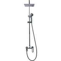 Душевая система Bravat Opal F6125183CP-A-RUS Хром латунь на стену
