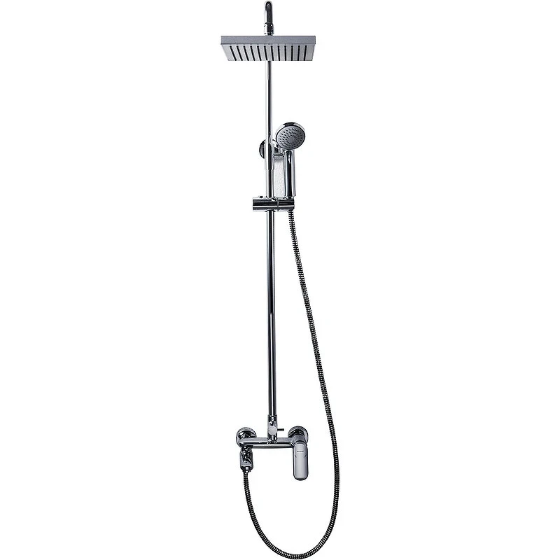 Душевая система Bravat Opal F6125183CP-A-RUS Хром латунь на стену