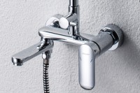 Душевая система Bravat Opal F6125183CP-A-RUS Хром латунь на стену