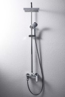 Душевая система Bravat Opal F6125183CP-A-RUS Хром латунь на стену