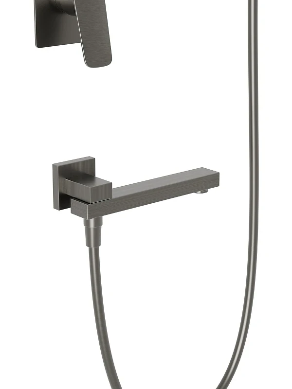 Душевая система BelBagno Due DUE-VDSET-GM цвет Оружейная сталь
