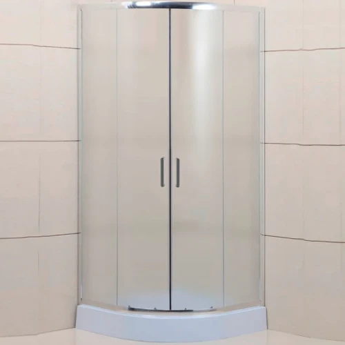 Душевой уголок BelBagno Uno 95х95 UNO-195-R-2-95-P-Cr профиль Хром стекло рифленое