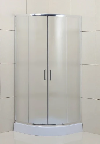 Душевой уголок BelBagno Uno 95х95 UNO-195-R-2-95-P-Cr профиль Хром стекло рифленое
