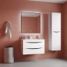 Зеркало Iddis Cloud 80 CLX60T0i98 с подсветкой цвет Черный с сенсорным выключателем с подогревом и диммером