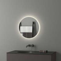 Зеркало Evoform Ledshine d50 BY 2542 с подсветкой 12 W - без выключателя - нейтральный белый свет стекло