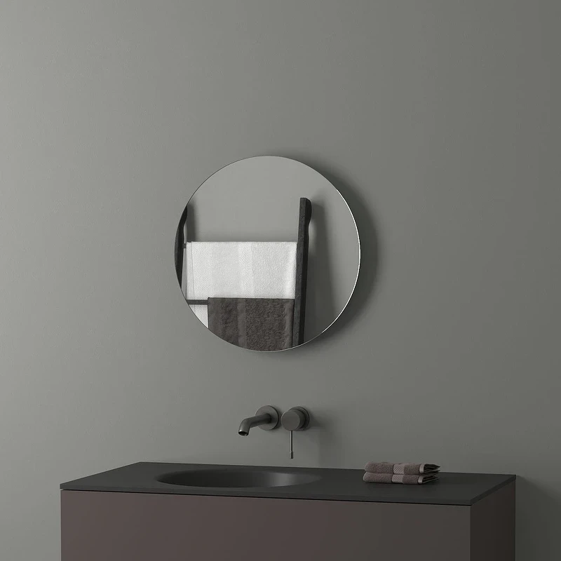 Зеркало Evoform Ledshine d50 BY 2542 с подсветкой 12 W - без выключателя - нейтральный белый свет стекло