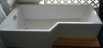 Акриловая ванна Jacob Delafon Bain Douche Neo 170x90 L E6D002L-00 без гидромассажа