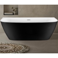 Акриловая ванна Esbano San Marino 170x80 ESVASANMB Черная Белая без гидромассажа