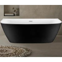 Акриловая ванна Esbano San Marino 170x80 ESVASANMB Черная Белая без гидромассажа