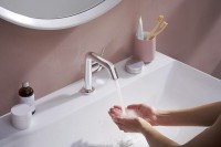 Смеситель для раковины Hansgrohe Tecturis S 73320000 Хром латунь