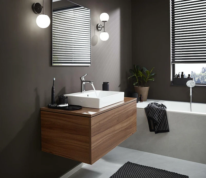 Смеситель для раковины Hansgrohe Metris 31080000 Хром латунь