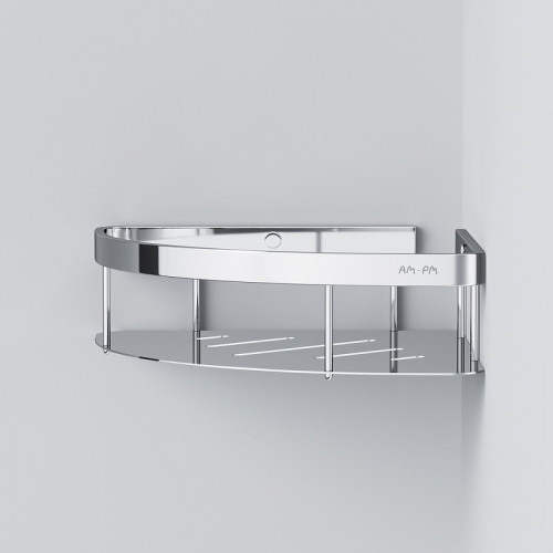 Полка корзина AM.PM Sense L A7454100 угловая Хром