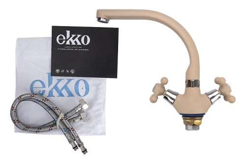 Смеситель для кухни Ekko E5408-21 цвет Бежевый