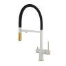 Смеситель для кухни Rivelato Adria 1523517 brina oro цвет Иней Золото