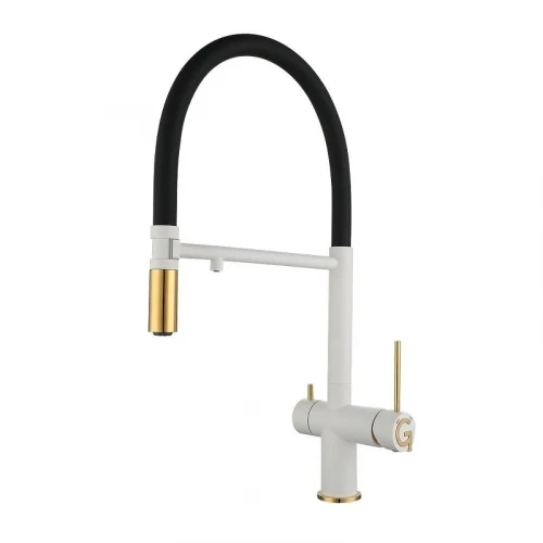 Смеситель для кухни Rivelato Adria 1523517 brina oro цвет Иней Золото