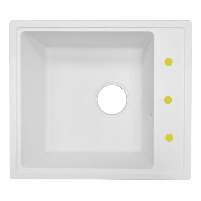 Кухонная мойка Azario Milas 48 CS00097665 цвет Белый