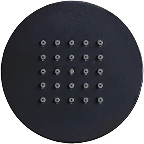 Боковая форсунка Bossini Tondo Flat I00175.073 Черная матовая латунь на стену