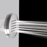 Боковая форсунка Bossini Tondo Flat I00175.073 Черная матовая латунь на стену