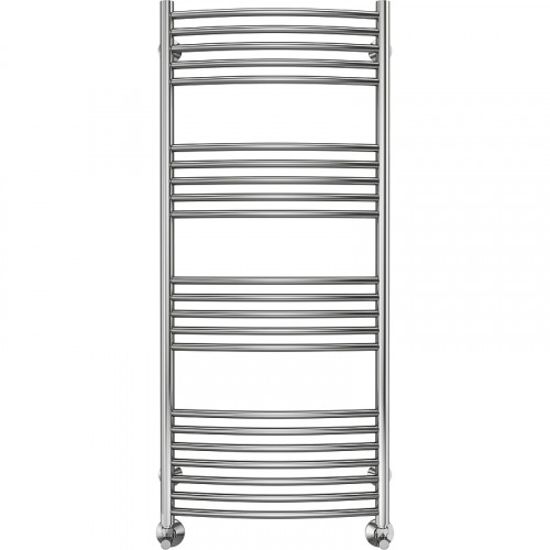 Водяной полотенцесушитель Terminus Классик П22 500x1200 4670078529619 Хром, нижнее подключение, G 1/2" ВР, с угловым соединением нержавеющая сталь