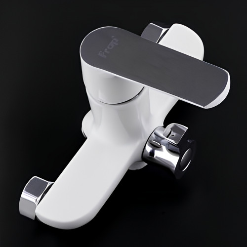 Смеситель для ванны Frap H31 F2231 универсальный Белый Хром латунь на стену