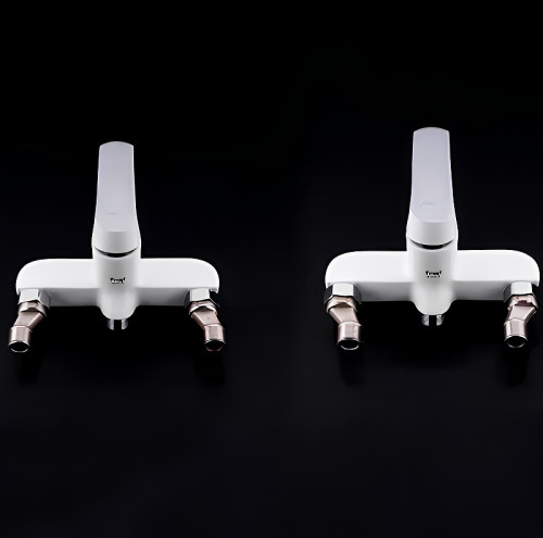 Смеситель для ванны Frap H31 F2231 универсальный Белый Хром латунь на стену