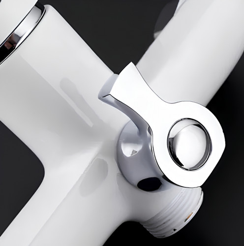 Смеситель для ванны Frap H31 F2231 универсальный Белый Хром латунь на стену