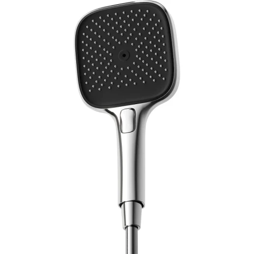 Ручной душ Sancos Nok square SC6002CH-B Хром Черный матовый