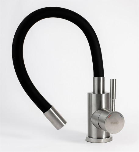 Смеситель для кухни ESKO Snake K44 B Нержавеющая сталь Черный нержавеющая сталь