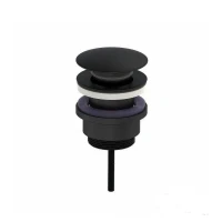 Донный клапан Oliveeka OL-SS07-MB click-clack цвет Черный матовый