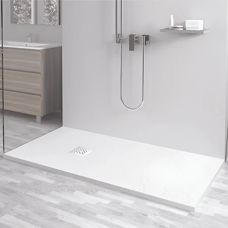 Душевой поддон из искусственного камня RGW Stone Tray (Стоун Трей) ST-W 100х90 14152910-01-11ST цвет Белый