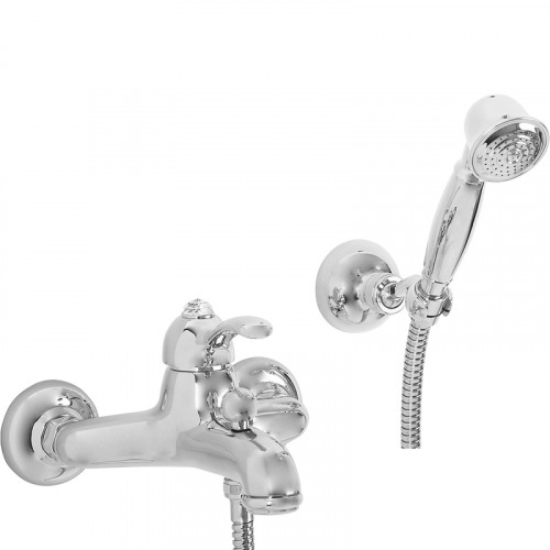 Смеситель для ванны Migliore Lem Swarovski 18881 Хром латунь на стену