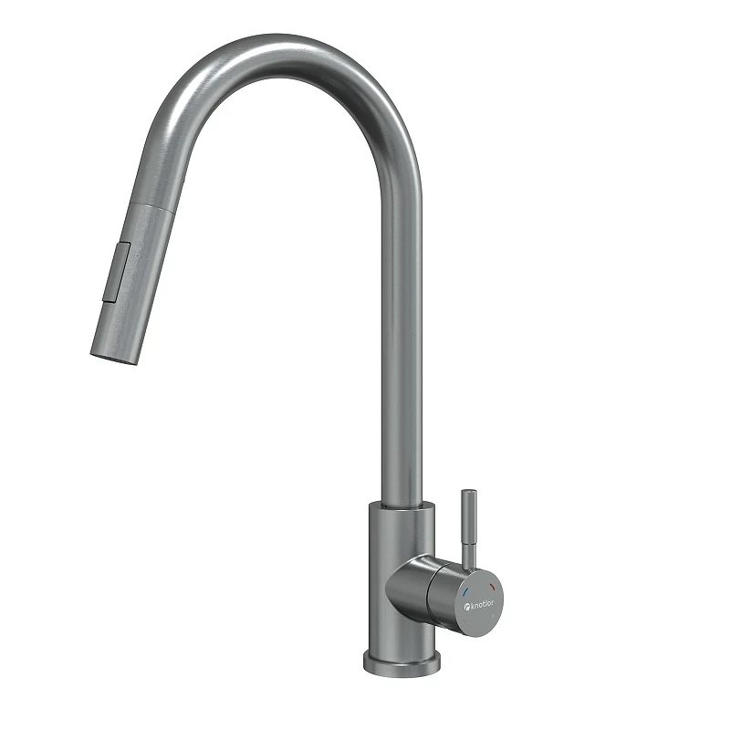 Смеситель для кухни Knotlor Streamline SS-09 цвет Матовая сталь